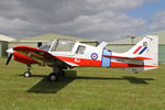 G-KKKK @ X5FB - Scottish Aviation Bulldog T.1 at the opening of Fishburn Airfield's new clubhouse, May 17th 2015. - by Malcolm Clarke
