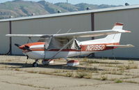N21950 @ KRHV - A local 1975 Cessna 172M sitting at one of the older tie downs at Reid Hillview Airport, CA. - by Chris Leipelt