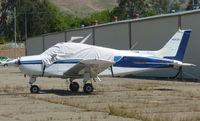 N6628J @ KRHV - A local 1979 Beechcraft C23 Musketeer at its tiedown at Reid Hillview Airport, CA. - by Chris Leipelt