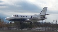 N511HC @ KRHV - A rare transient 1979 Cessna Citation I landing on runway 13L at Reid Hillview Airport, CA. - by Chris Leipelt