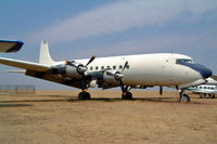 EL-WIL @ FAGM - Douglas DC-6 C-118A [44645] (Transair Cargo) Johannesburg-Rand~ZS 07/10/2003. Broken up Rand 2004.