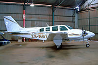 ZS-NGT @ FAGC - Beech 58 Baron [TH-1266] Grand Central~ZS 09/10/2003 - by Ray Barber