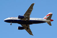 G-EUPG @ EGLL - Airbus A319-131 [1222] (British Airways) Home~G 31/03/2015. On approach 27R.