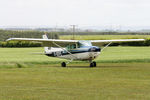 G-BSPE @ X5FB - Reims F172P at the opening of Fishburn Airfield's new clubhouse, May 17th 2015. - by Malcolm Clarke