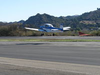 N8667H @ SZP - 1947 North American NAVION, Continental IO-520 285 Hp upgrade, takeoff climb Rwy 04 - by Doug Robertson