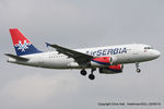 YU-APF @ EGLL - Air Serbia - by Chris Hall