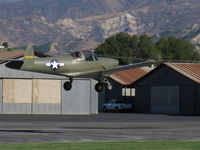 N3058H @ SZP - 1946 ERCO Ercoupe 415-C, Continental C-85 85 Hp, landing Rwy 04 - by Doug Robertson