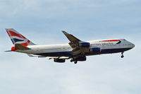 G-BYGA @ EGLL - Boeing 747-436 [28855] (British Airways) Home~G 30/05/2015, On approach 27L.