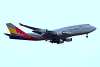 HL7423 @ EGLL - Boeing 747-48EM [25782] (Asiana Airlines) Home~G 07/05/2015. On approach 27L.