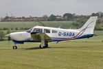 G-SABA @ X5FB - Piper PA-28R-201T Turbo Arrow III at the opening of Fishburn Airfield's new clubhouse, May 16th 2015. - by Malcolm Clarke