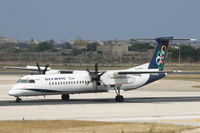 SX-OBB @ LMML - Bombardier DHC 8-402 SX-OBB Olympic Airways - by Raymond Zammit