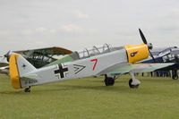 F-AZCE @ LFFQ - Pilatus P2-06, La Ferté-Alais airfield (LFFQ) Airshow 2015 - by Yves-Q