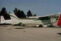 N20266 @ SQL - N20266 at San Carlos airport in the late 90s.Good airplanes with flat tires always caught my interest. A magic carpet being wasted. Like a lost puppy dog,I always wanted to take them home!