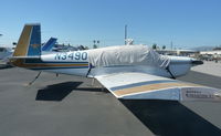 N3490N @ KRHV - A local 1967 Mooney M20F Executive parked near Aero Dynamic Aviation's hangar at Reid Hillview Airport, CA. - by Chris Leipelt