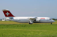 HB-IXV @ LOWG - Swiss Avro RJ100 @GRZ