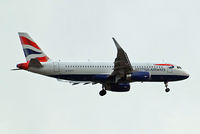 G-EUYT @ EGLL - G-EUYT   Airbus A320-232(SL) [5985] (British Airways) Home~G 07/05/2015. On approach 27L. Retrofitted sharklets. - by Ray Barber