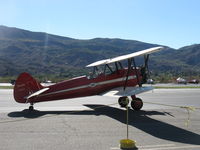 N66711 @ SZP - 1941 Boeing Stearman IB75A, Jacobs R755B2 275 Hp upgrade, taxi to Rwy 04 - by Doug Robertson