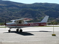 N9435U @ SZP - 1976 Cessna 150M COMMUTER, Continental O-200 100 hp, taxi - by Doug Robertson