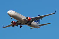 LN-RGC @ EGLL - Boeing 737-883 [41257] (SAS Scandinavian Airlines) Home~G 31/03/2015. On approach 27R. - by Ray Barber