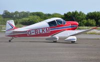 G-BLKM @ EGFH - Visiting Jodel Ambassadeur. - by Roger Winser