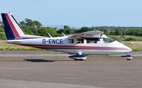 G-ENCE @ EGFH - Visiting Partenavia Victor. - by Roger Winser