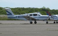 G-BGVN @ EGFH - Visiting Piper Cherokee Arrow IV. - by Roger Winser