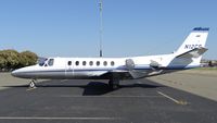 N12CQ @ KRHV - A transient 1993 Cessna Citation 560 Ultra (Paloma Air LLC - Santa Maria, CA) visiting Reid Hillview Airport, CA to avoid the higher priced landing fee and San Jose Intl. Airport. It landed yesterday but I couldn't get pictures of the landing. - by Chris Leipelt
