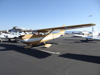 N8527X @ KRHV - A local 1962 Cessna Pressurized 172D sitting beside the Discovery Air hangar at Reid Hillview Airport, CA. - by Chris Leipelt