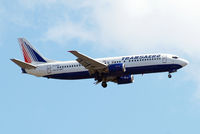 EI-CZK @ EGLL - Boeing 737-4Y0 [24519] (Transaero Airlines) Home~G 09/05/2015. On approach 27L.