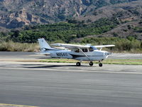 N65411 @ SZP - 2004 Cessna 172S SKYHAWK II SP, Lycoming IO-360-L2A 180 Hp, CS prop, landing roll Rwy 22 - by Doug Robertson
