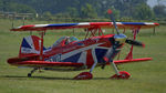 G-EWIZ @ EGTH - 3. G-EWIZ returns triumphant after a powerful display at The Shuttleworth Flying Day and LAA Party in the Park, June 2015.