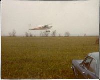 N70KY - Uncle Bruce and cousin Mark depart from the Granly Homestead Memorial Makeshift Airstrip. - by David Anderson