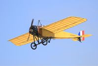 F-PMSG @ LFFQ - Morane-Saulnier Type G (replica), On display, La Ferté-Alais airfield (LFFQ) Airshow 2015 - by Yves-Q