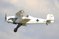 F-AZGG @ LFFQ - CASA 1-131E Jungmann, On display, La Ferté-Alais airfield (LFFQ) Airshow 2015 - by Yves-Q