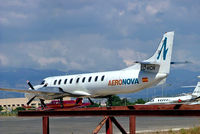 EC-HCH @ LEPA - Fairchild Swearingen SA.227AC Metro III [AC-658B] (Aeronova) Palma De Mallorca~EC 19/09/2004. Yes it has wheels unfortunately the metalwork in the foreground made it impossible to show  and no further angle available. - by Ray Barber