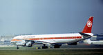 CF-TIN @ LHR - DC-8-63 of Air Canada preparing to depart from Heathrow in the Spring of 1973. - by Peter Nicholson