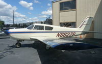 N6627P @ KRHV - A 1959 Piper Comanche parked beside the Lafferty Aircraft Sales hangar at Reid Hillview Airport, CA. It is for sale and it looks great for 50+ years old! - by Chris Leipelt