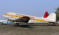 PK-OAZ @ WIIH - Douglas DC-3C-47A-80-DL [19623] (Airfast Indonesia) Jakarta-Halim Perdanakusuma Int~PK 25/10/2006