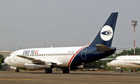 PK-YGF @ WIIH - Boeing 737-210C [21822] (Tri-M.G Airlines) Jakarta-Halim Perdanakusuma Int~PK 25/10/2006