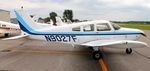 N9027F @ KAXN - Piper PA-28-151 Cherokee Warrior on the ramp. - by Kreg Anderson