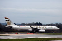 A6-EYD @ EGCC - Take-off roll at Manchester EGCC - by Clive Pattle