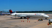 N907DL @ KDCA - Pushback National - by Ronald Barker
