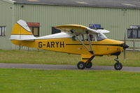G-ARYH @ EGSV - Just landed. - by Graham Reeve