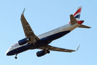 G-EUYX @ EGLL - Airbus A320-232(SL) [6155] (British Airways) Home~G 12/05/2015. On approach 27R. Sharklets applied during April 2015. - by Ray Barber