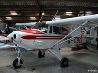 G-CBEI @ EGBR - Hangared in close confines at Breighton EGBR - by Clive Pattle