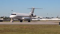N143QS @ ORL - Net Jets Global 6000 - by Florida Metal