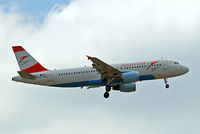 OE-LBK @ EGLL - Airbus A320-214 [1931] (Austrian Airlines) Home~G 26/05/2015. On approach 27L. - by Ray Barber
