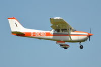 G-BCRB @ EGSH - Landing at Norwich. - by Graham Reeve