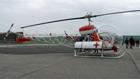 HB-XMG @ LSZG - that is how Swiss Helicopter Rescue began in the 50ies