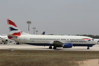 G-DOCF @ LMML - B737-400 G-DOCF British Airways - by Raymond Zammit